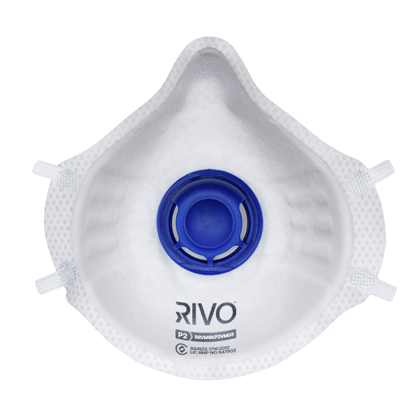 RIVO RRVMSKP2VM03 - P2 Valved Masks 3 Pack RIVO RRVMSKP2VM03 - P2 Valved Masks 3 Pack